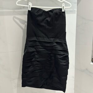 Express Black Strapless Dress Size 4